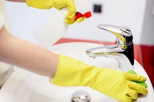 Catford carpet cleaning service working on stain removal