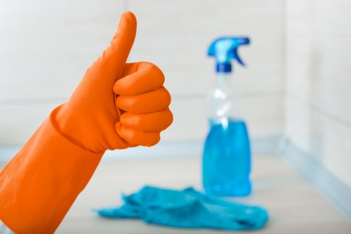 Meeting room maintained by office cleaning services in Catford