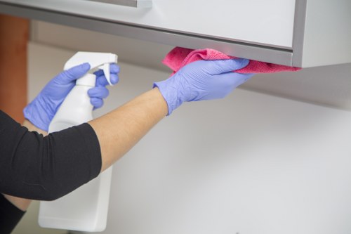 Commercial cleaning supplies used for office cleaning in Catford